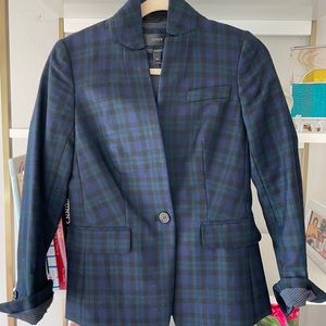 J. Crew Regent Blazer (Blackwatch Tartan)